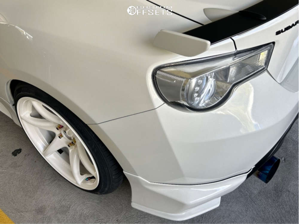 2017 Subaru BRZ with 18x9.5 22 Kansei Tandem and 225/40R18