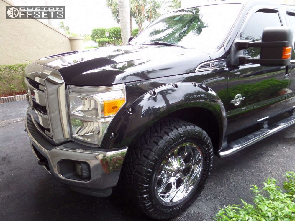 2011 Ford F350 Super Duty with 20x10 12 Fuel Krank and 305/55R20