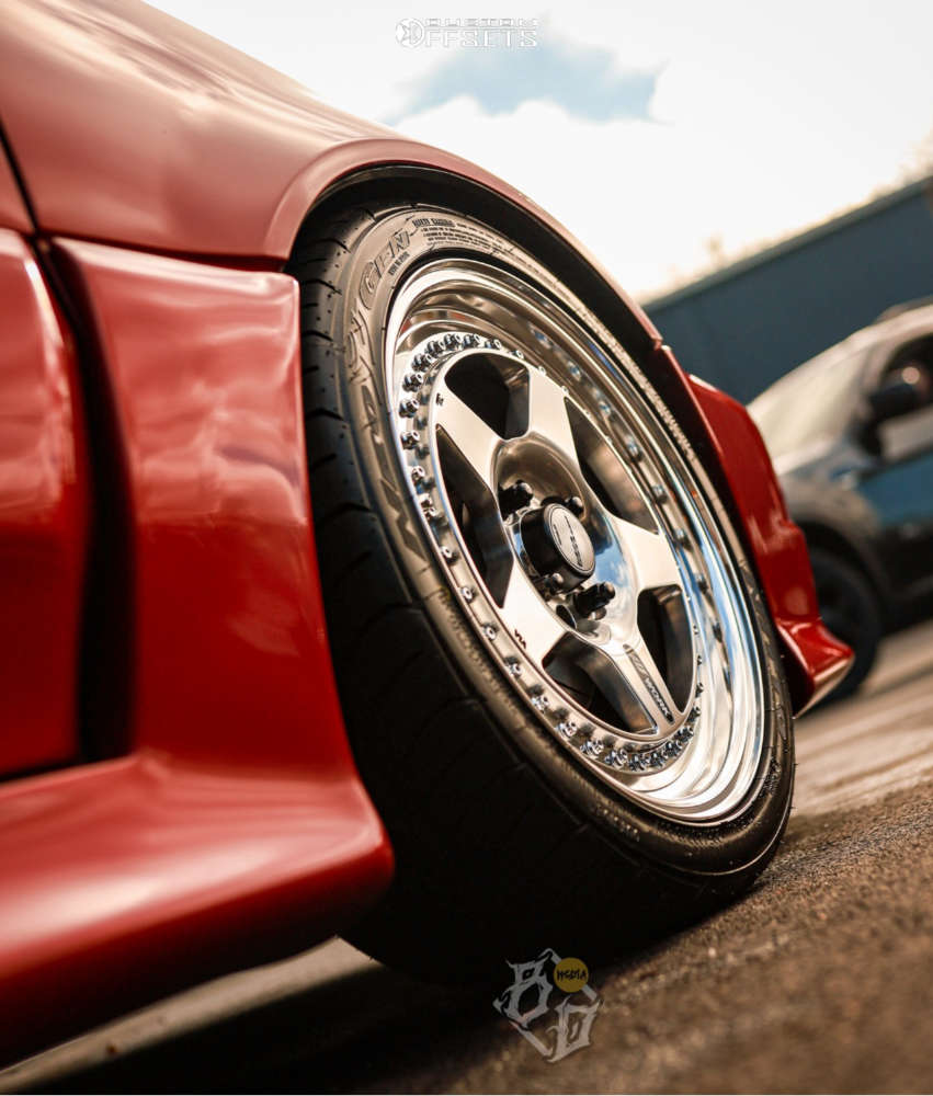 1990 Honda Civic with 16x7 35 Work Cr01 and 205/40R16 Nitto Neo