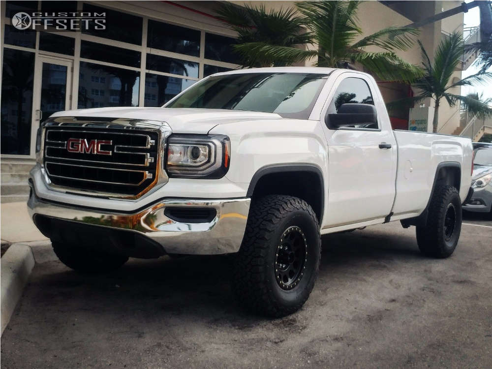 2016 Gmc Sierra 1500 Wheel Offset Aggressive 1 Outside Fender Leveling Kit 282642 Custom Offsets