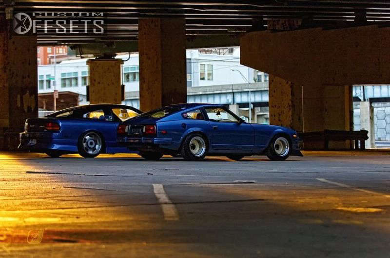 1980 Nissan 280ZX with 15x10 -25 Wheel Vintiques Smoothie