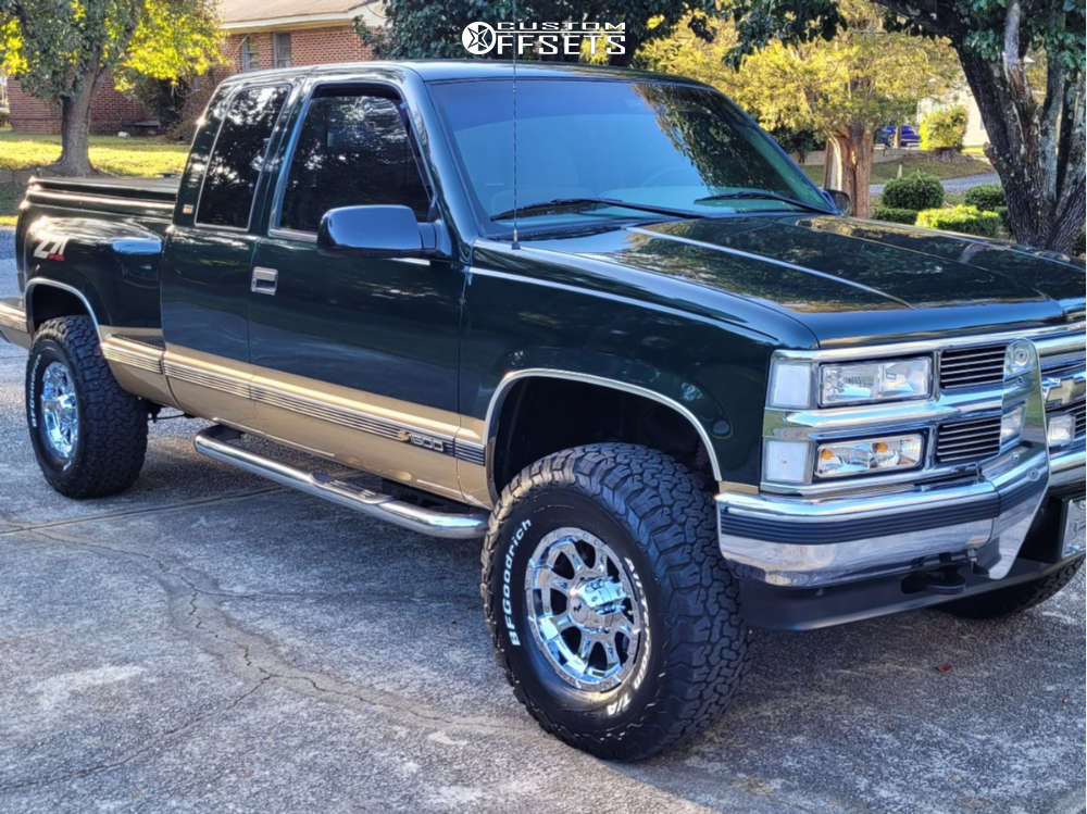 1996 Chevrolet K1500 with 16x8 0 Raceline Raptor and 295/75R16