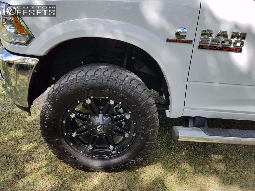 2017 Ram 2500 with 20x9 20 Fuel Hostage D531 and 35/12.5R20 Toyo Tires