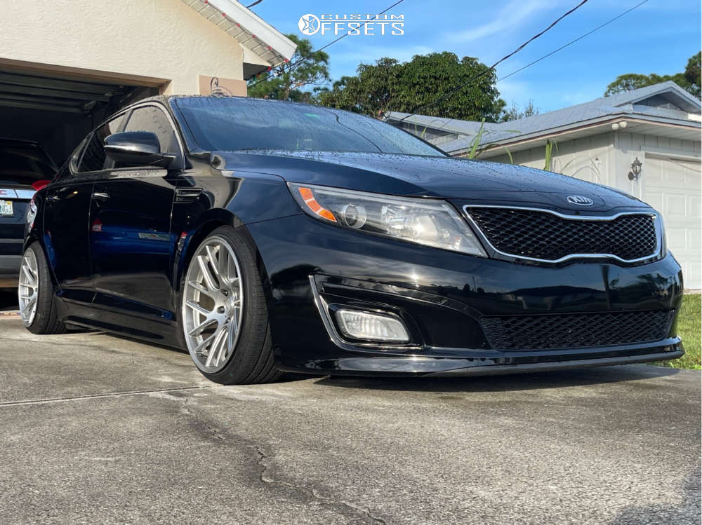 2015 Kia Optima with 18x10.5 22 Anovia Titan and 215/30R18 Arroyo Ultra