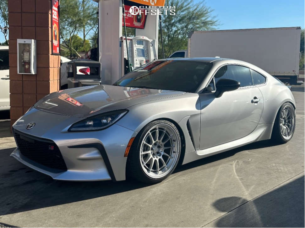 2023 Toyota GR86 with 18x9.5 40 Enkei Nt03m and 245/35R18 Toyo