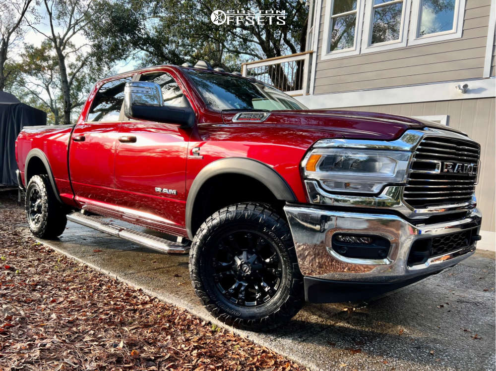 2023 Ram 2500 with 18x9 20 Fuel Vapor and 305/65R18 Toyo Tires Open ...