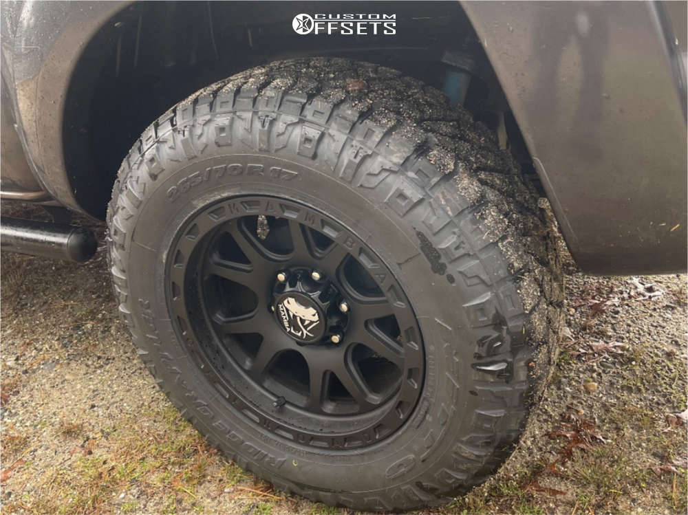 2013 Toyota Tacoma with 17x9 12 Mamba M27 and 265/70R17 Nitto Ridge ...