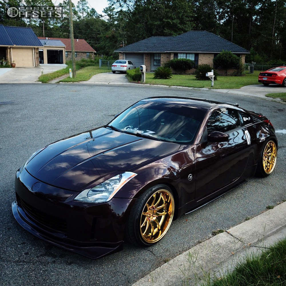 2003 Nissan 350Z with 19x11 15 Aodhan DS02 and 245/35R19 Nankang AS-1 ...