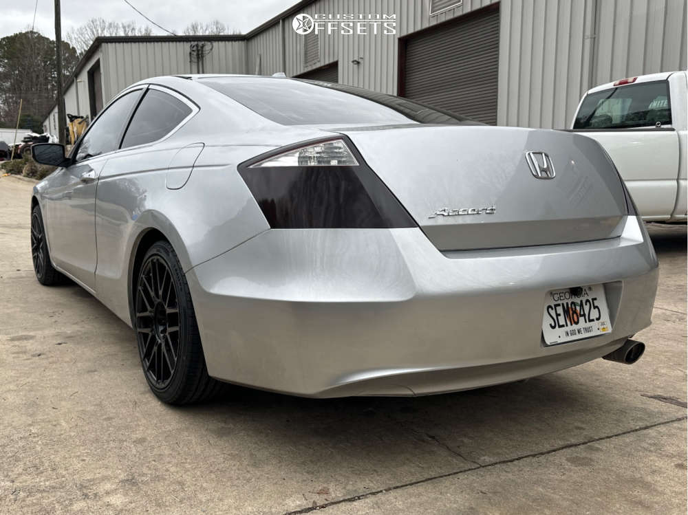 ACCORD Coupe 鴨デコイ 2002 Honda Accord with 18x10.5 12 Kansei Tandem and 225
