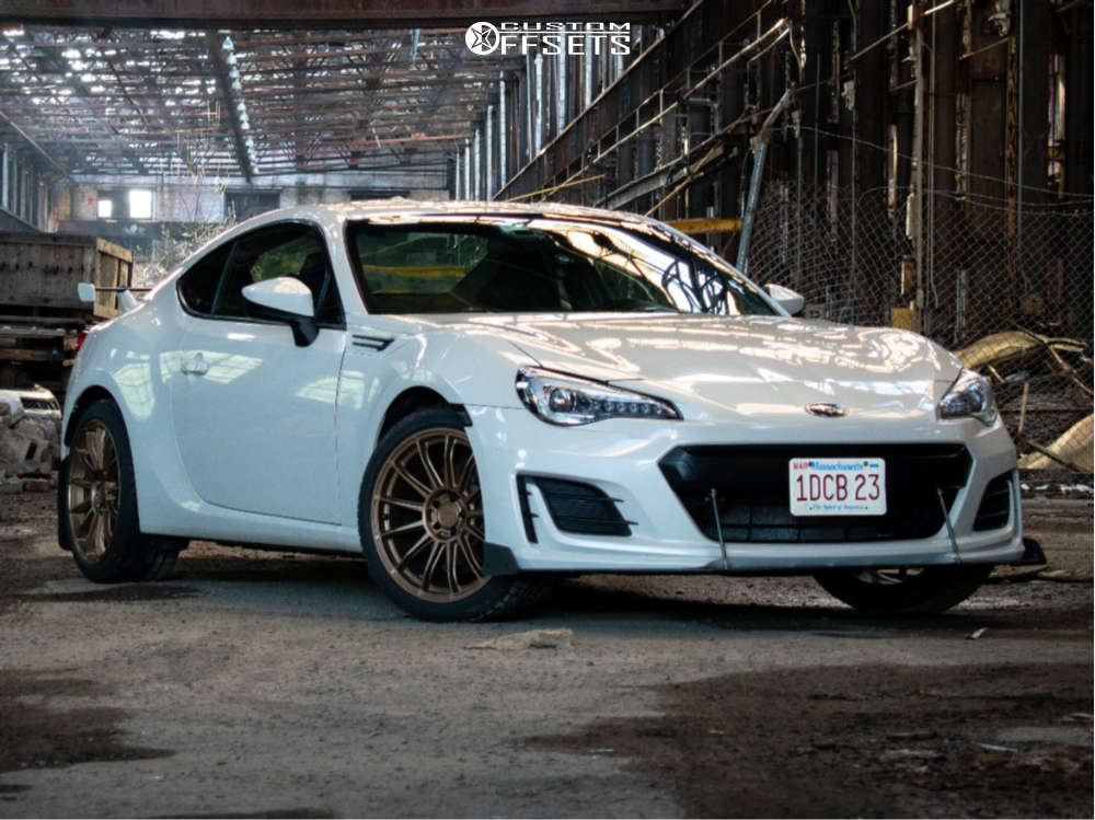 2019 Subaru BRZ with 18x8.5 42 Motegi Mr148 and 235/40R18 Sumitomo