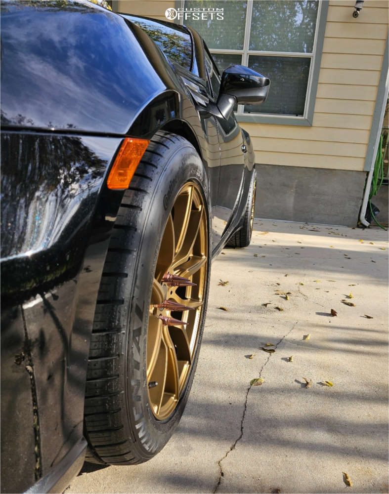 2015 Subaru BRZ with 18x9.5 35 Option Lab R716 and 275/40R18