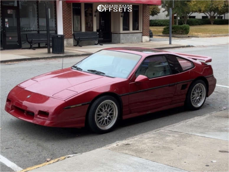 1987 Pontiac Fiero with 17x8 35 Aodhan Ah02 and 215/45R17 Vercelli ...