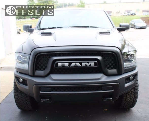 2016 Ram 1500 with 20x10 -24 Dropstars 652bm and 35/12.5R20 Nitto Ridge ...