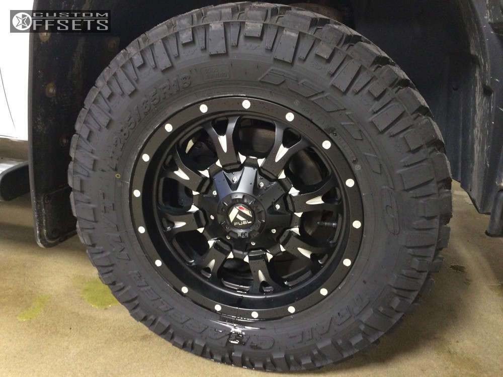2012 GMC Sierra 1500 with 18x9 20 Fuel Krank and 285/65R18 Nitto Trail