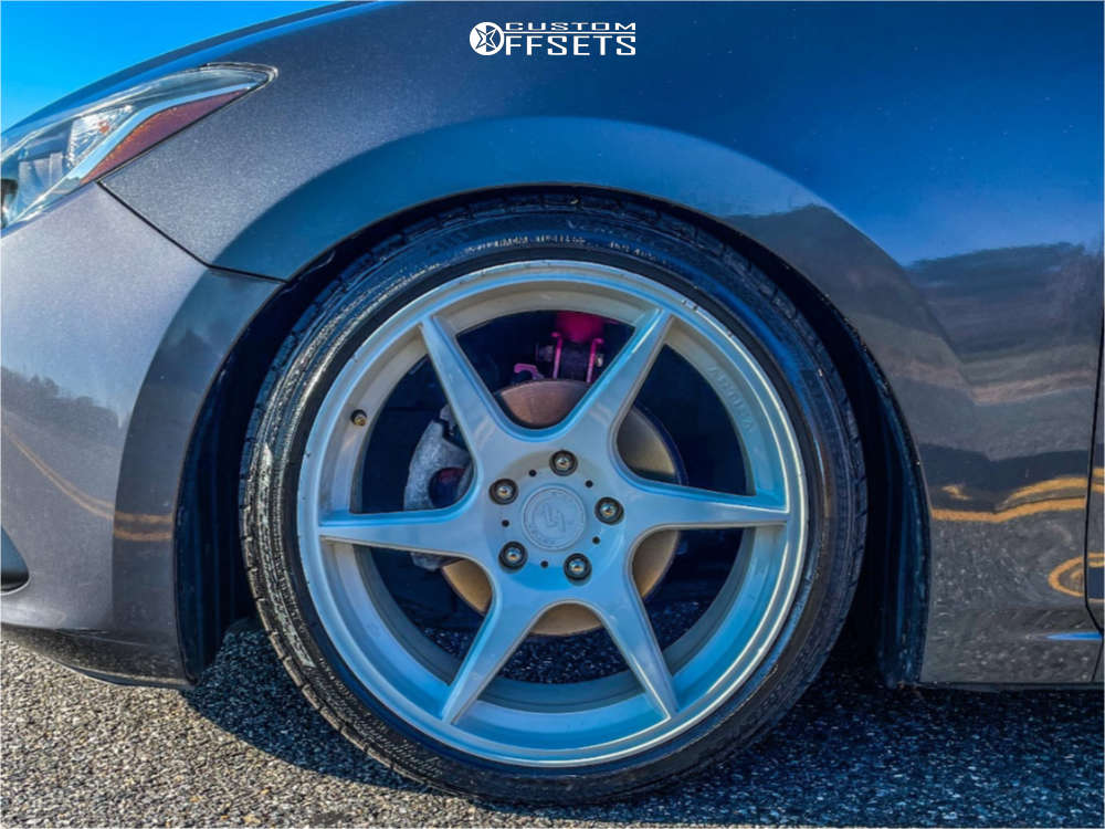 2015 Mazda 3 with 18x8.5 35 Anovia Titan and 225/40R18 Vercelli