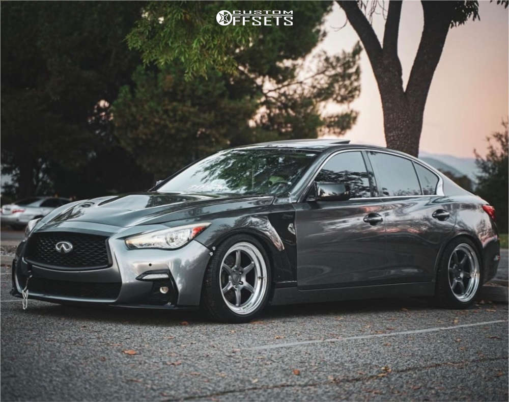 2016 INFINITI Q50 with 18x9.5 22 Kansei Roku and 265/35R18