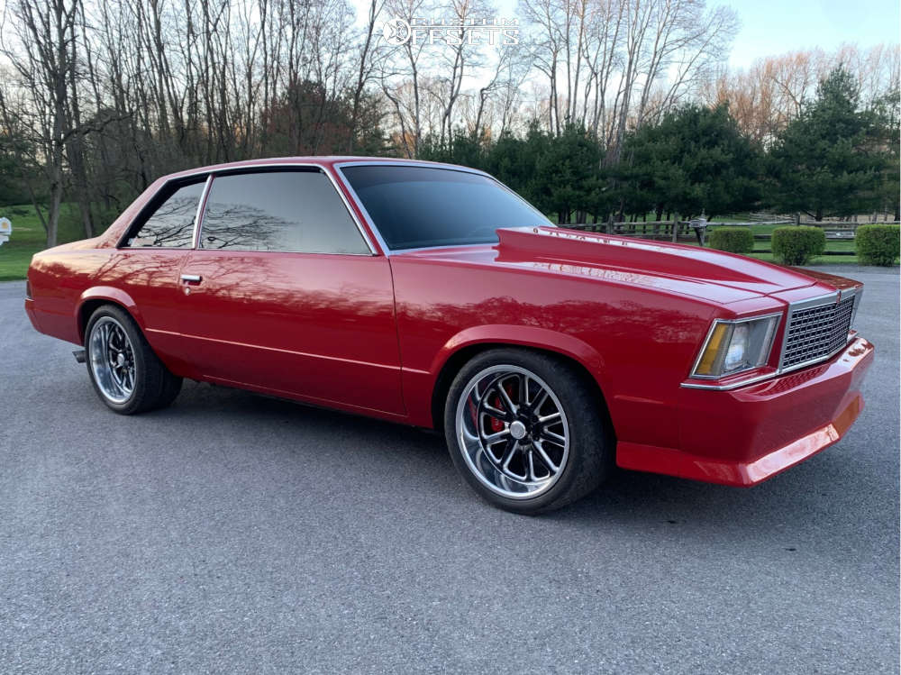 1978 Chevrolet Malibu with 18x9.5 1 US Mags Rambler and 275