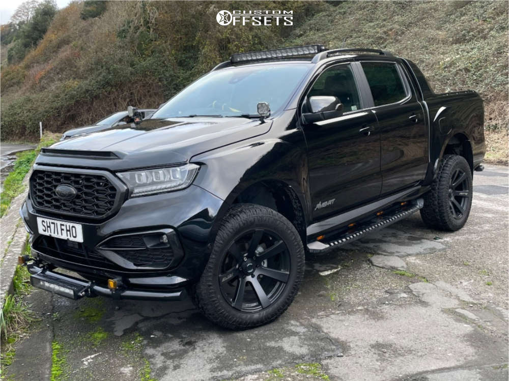 2021 Ford Ranger with 20x9.5 15 RTG Lenso and 33/12.5R20 Atturo