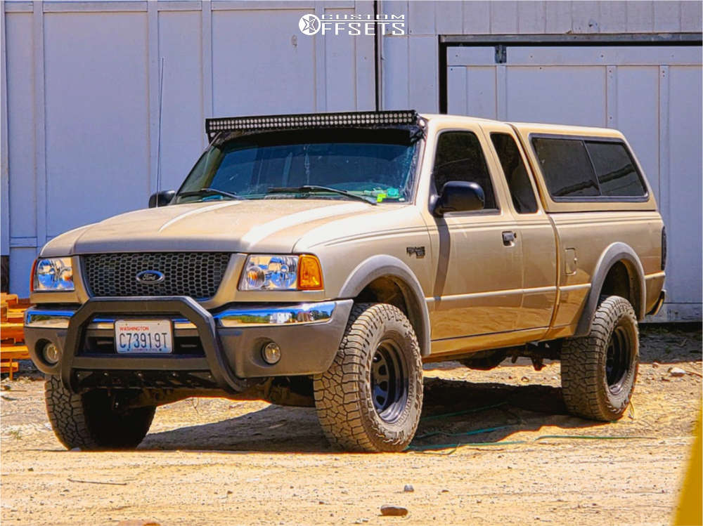 2001 Ford Ranger with 15x8 -19 Vision D Window and 31/10.5R15 Falken ...