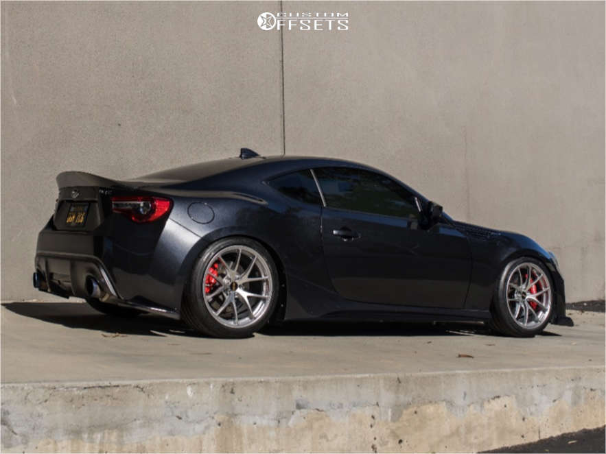 2018 Subaru BRZ with 18x10 40 BBS RI-A and 265/35R18