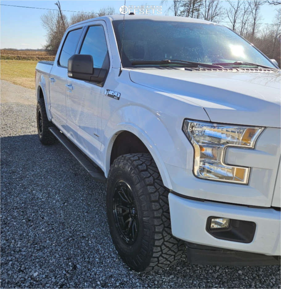 2017 Ford F-150 with 17x9 1 Fuel Rebel 6 and 285/75R17 Nitto Ridge ...