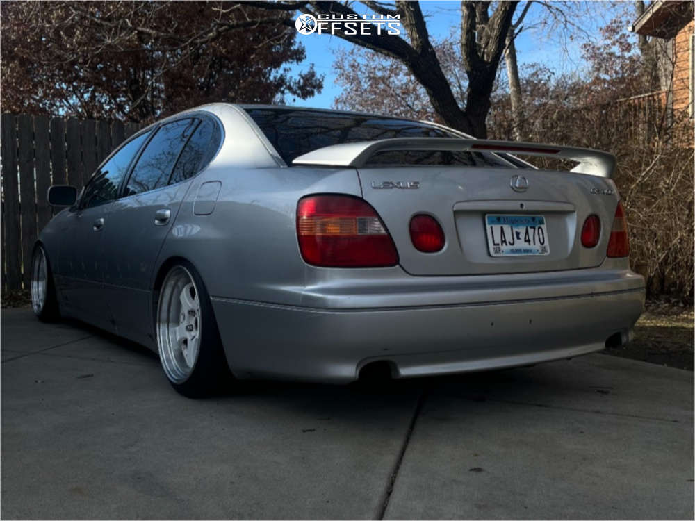 1998 Lexus GS400 with 18x9.5 35 Aodhan Ah03 and 225/40R18 Falken
