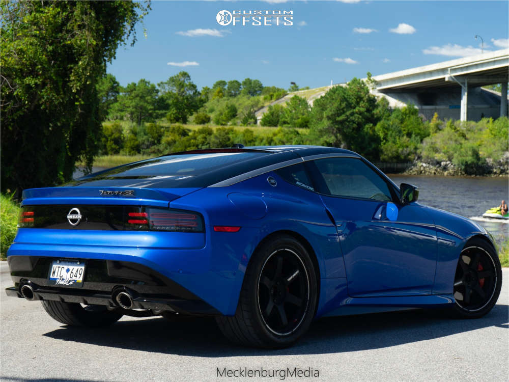 2023 Nissan Z with 19x9.5 20 Volk Te37 Ultra Track Edition Ii and