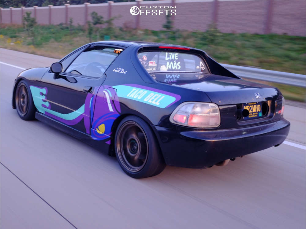 1994 Honda Civic Del Sol with 16x8 35 Konig Dekagram and 205/40R16