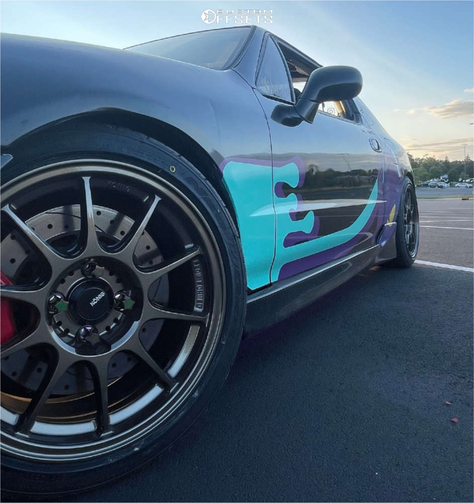 1994 Honda Civic Del Sol with 16x8 35 Konig Dekagram and 205/40R16