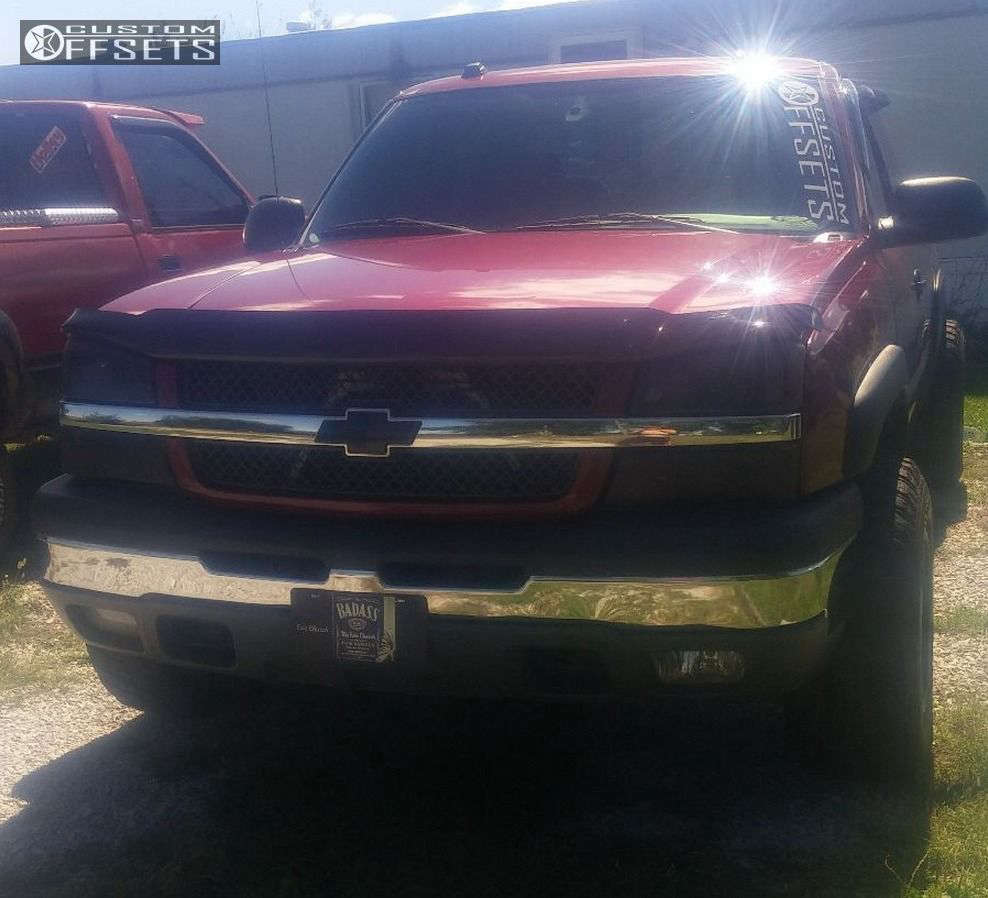 2005 Chevrolet Silverado 1500 with 16x10 -38 Pro Comp Series 252 and 33 ...