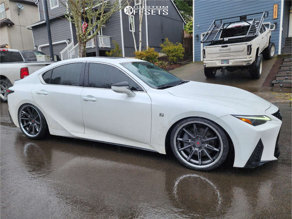 2021 Lexus IS350 with 20x9 35 Ferrada Cm2 and 255/30R20 Toyo Tires ...