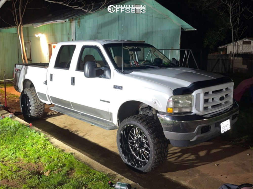 1999 Ford F-350 Super Duty with 24x12 -44 TIS 548bm and 35/12.5R24 ...