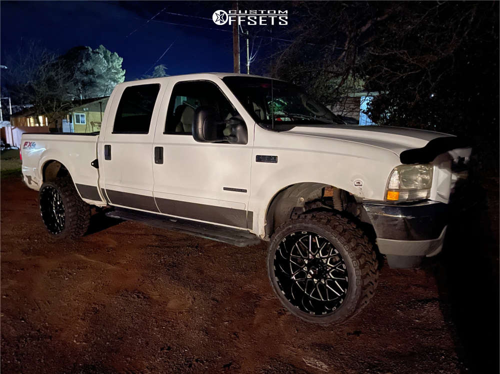 1999 Ford F-350 Super Duty with 24x12 -44 TIS 548bm and 35/12.5R24 ...