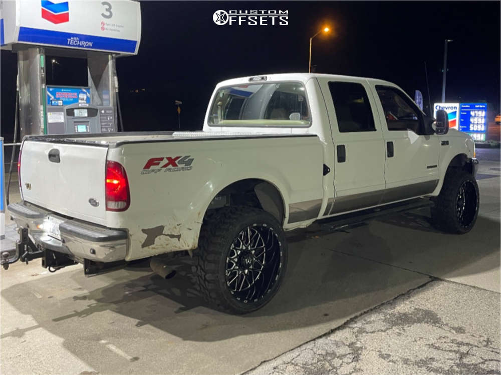 1999 Ford F-350 Super Duty with 24x12 -44 TIS 548bm and 35/12.5R24 ...