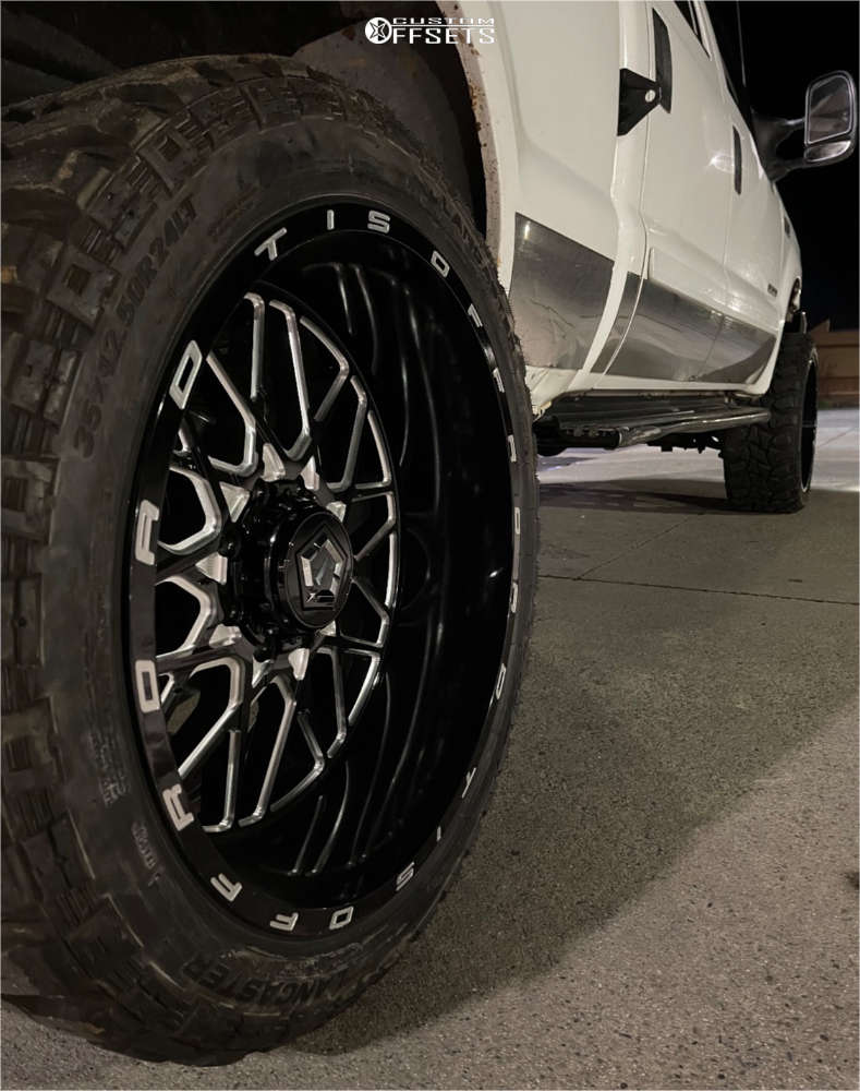 1999 Ford F-350 Super Duty with 24x12 -44 TIS 548bm and 35/12.5R24 ...