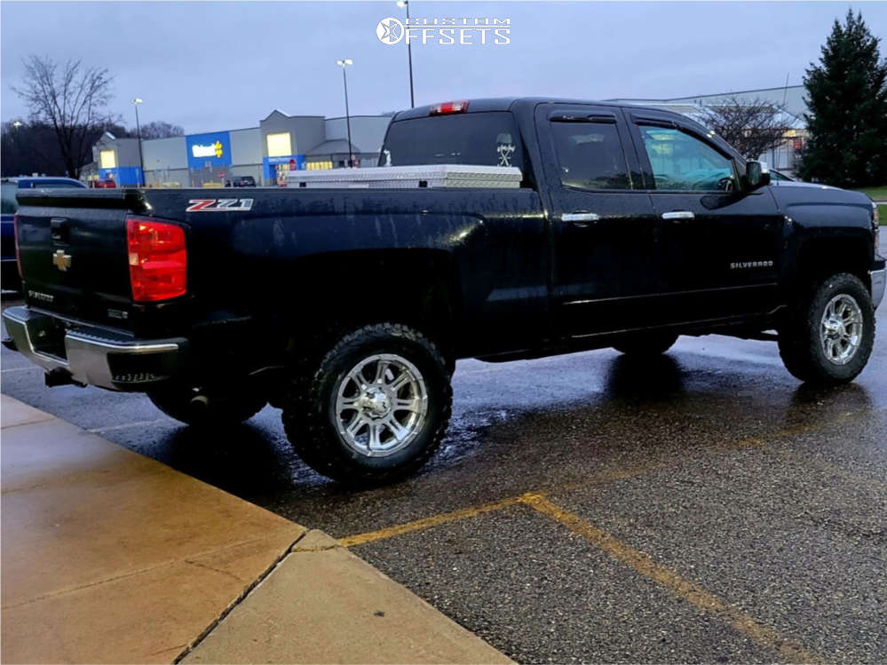 2015 Chevrolet Silverado 1500 with 18x9 6 Raceline Raptor and 33/12