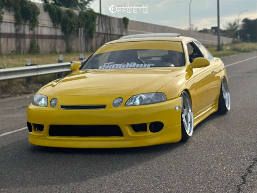 1992 Lexus SC300 with 19x10.5 22 Kansei Knp and 225/35R19