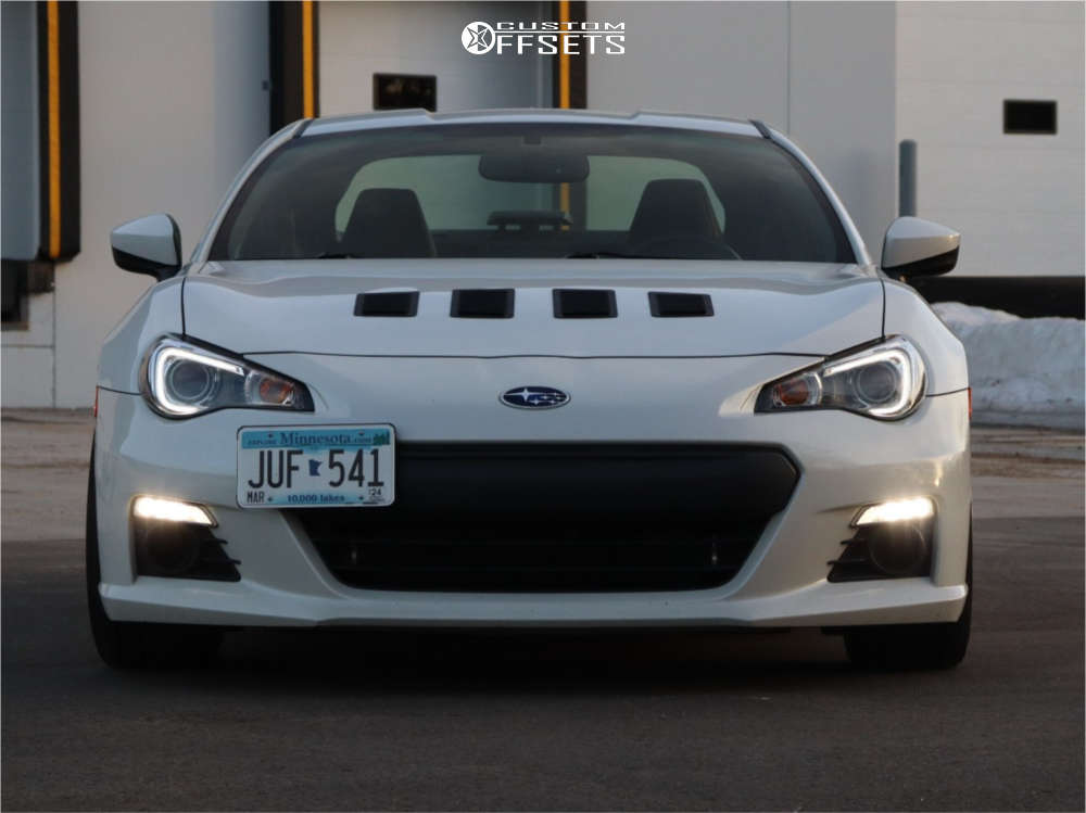 2015 Subaru BRZ with 18x9.5 40 Enkei Nt03m and 255/35R18 Falken