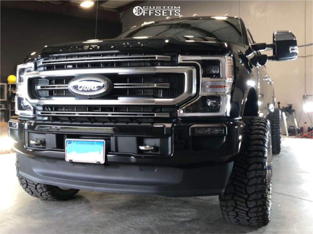 2022 Ford F-350 Super Duty with 24x12 -51 Vision Rocker and 35/13.5R24 ...