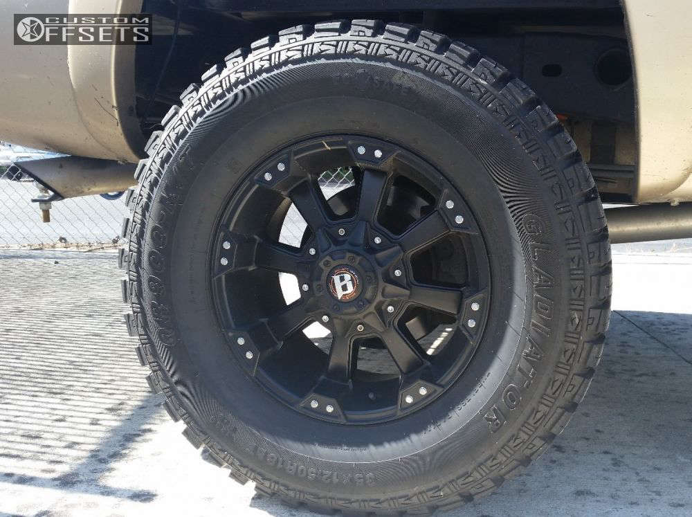 2004 Chevrolet Silverado 1500 with 18x9 -12 Ballistic Morax and 35/12 ...