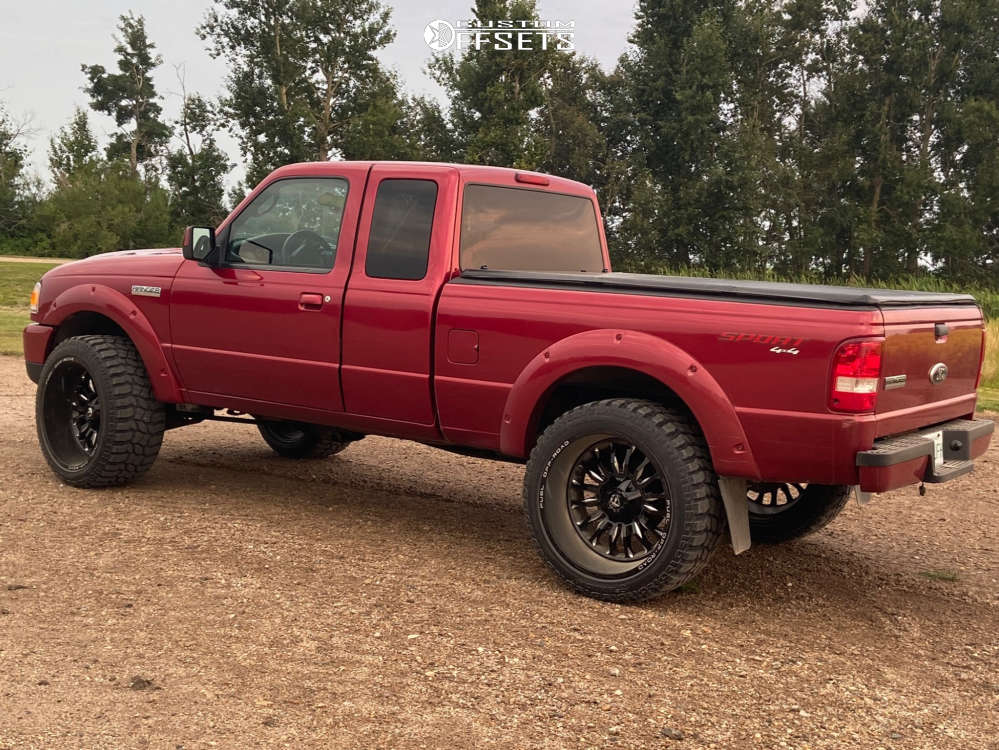 2009 Ford Ranger with 22x12 -44 Fuel Arc and 33/12.5R22 Haida HD869 and ...