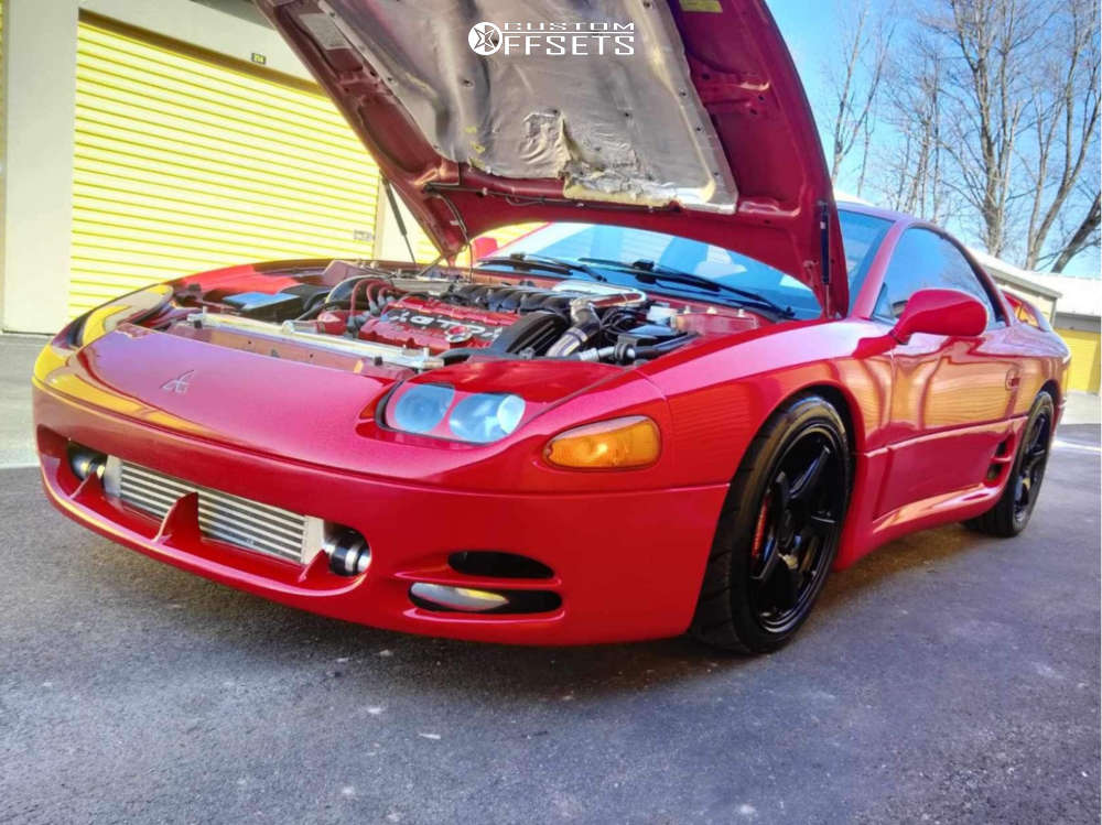1996 Mitsubishi 3000GT with 18x8.5 38 Enkei Ts-5 and 225/40R18