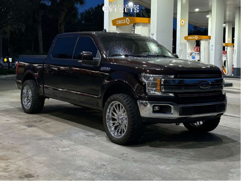 2019 Ford F-150 with 22x10 -19 TIS 547c and 33/12.5R22 Predator