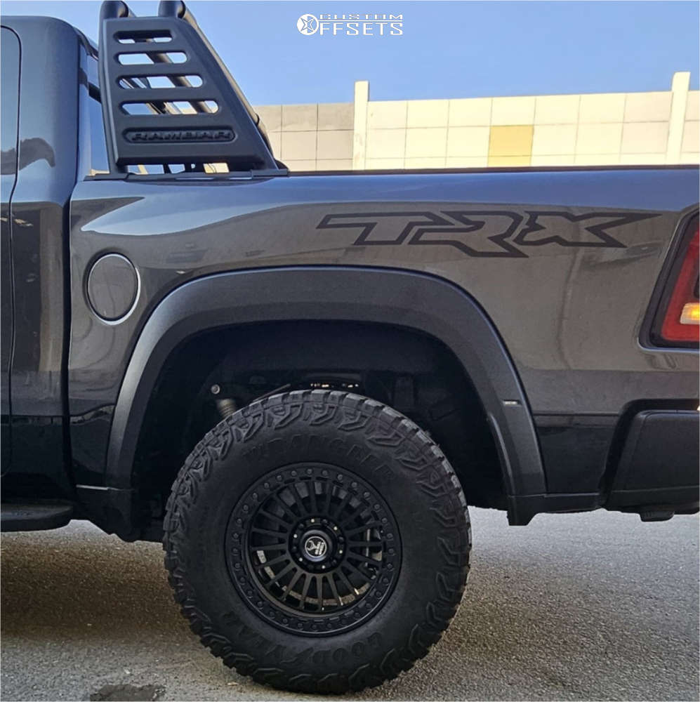 2021 Ram 1500 with 18x9 -18 Big Bull Alpha R17 and 325/65R18 Goodyear ...