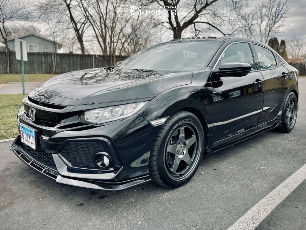 【kanmi】 2018 Honda Civic with 18x8.5 35 Kansei Knp and 245/40R18