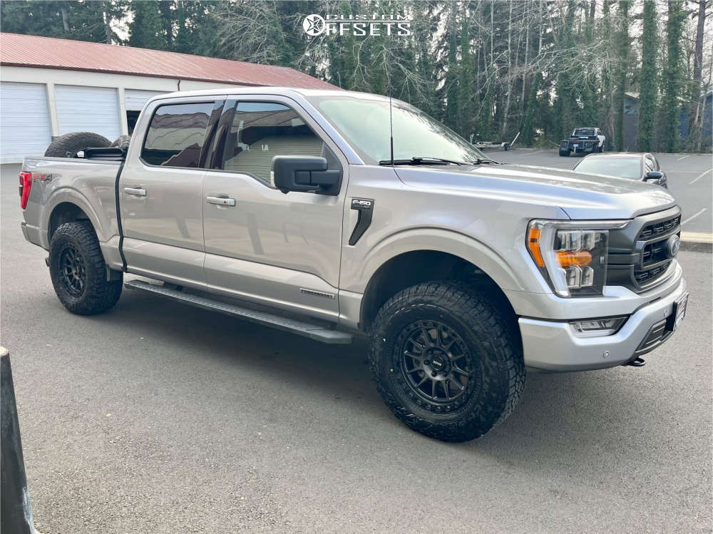 2021 Ford F-150 with 18x9 18 MVX Offroad Vx12 and 285/70R18
