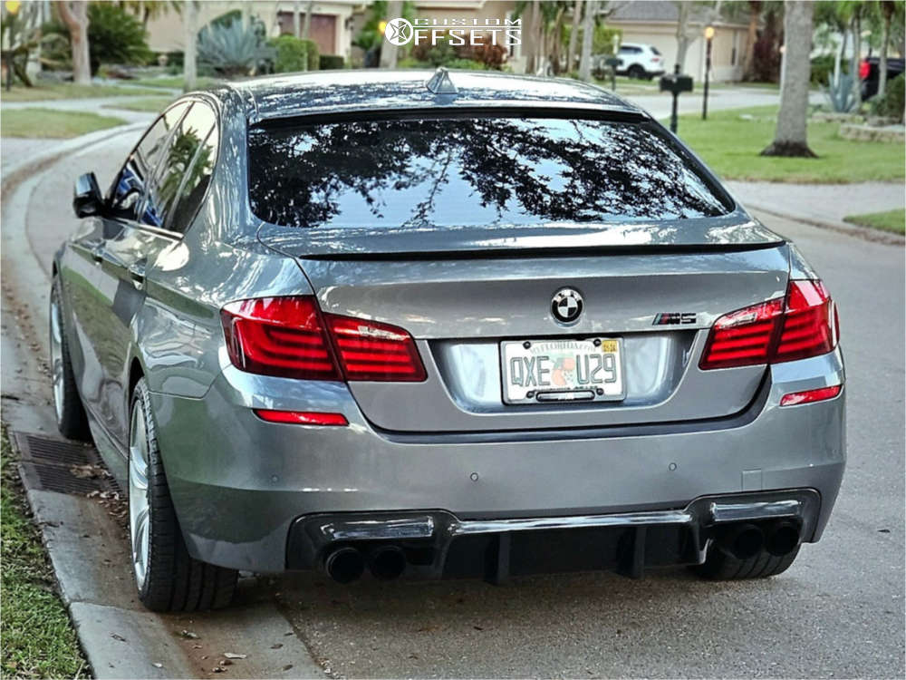 2011 BMW 535i XDrive with 20x9 30 Aodhan Aff7 and 255/35R20
