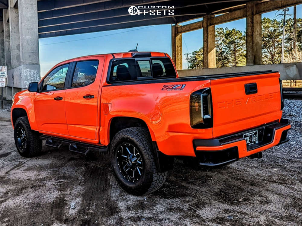 2021 Chevrolet Colorado with 17x9 18 Alloy Ion Style 141 and 285/70R17 ...