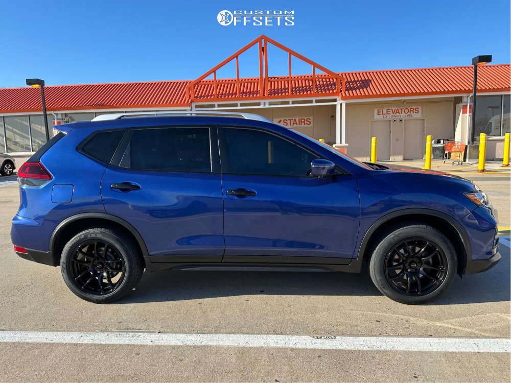 2018 Nissan Rogue with 18x8.5 35 Vors Tr4 and 225/55R18 Lionhart Lh-503 ...