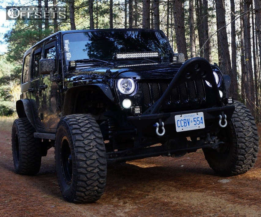 Alloy Ion Style 134 17x8.5 6 Black 1347836MB Custom Offsets